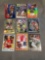 9 Card Lot Serial Numbered Sports Cards With Stars & Rookies