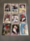 9 Card Lot of Baseball Rookie Cards - Future Stars & Hall of Famers