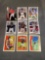 9 Card Lot of Baseball Rookie Cards - Future Stars & Hall of Famers