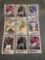 9 Card Lot of Baseball Rookie Cards - Future Stars & Hall of Famers