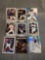 9 Card Lot of Baseball Rookie Cards - Future Stars & Hall of Famers