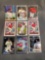 9 Card Lot of Baseball Rookie Cards - Future Stars & Hall of Famers