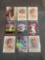 9 Card Lot of Baseball Rookie Cards - Future Stars & Hall of Famers