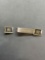 Hickok Designer Lot of Two Matched Set Gold-Tone Fashion Monogrammed Tie Pin & Tie Clip