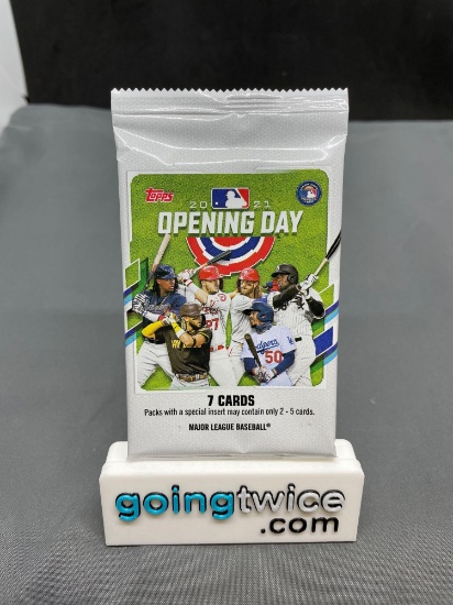 Factory Sealed 2021 Topps Opening Day Baseball Cards 7 Per Pack