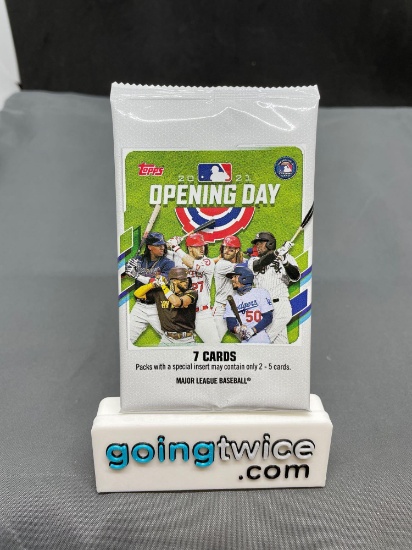 Factory Sealed 2021 Topps Opening Day Baseball Cards 7 Per Pack