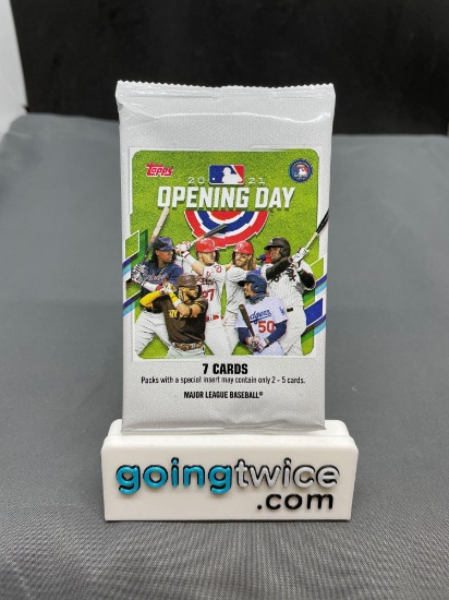 Factory Sealed 2021 Topps Opening Day Baseball Cards 7 Per Pack