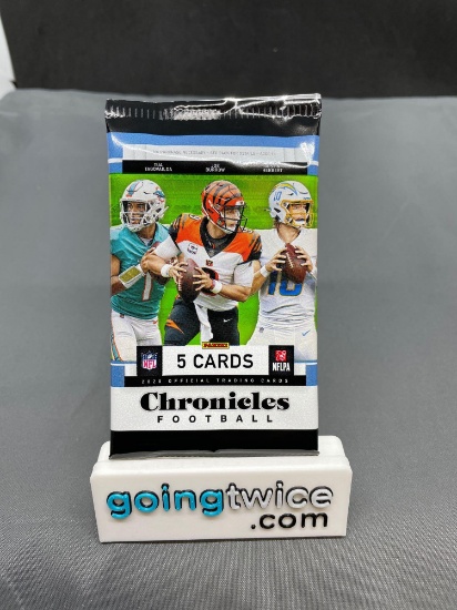 Factory Sealed 2020 Panini Chronicles Football Cards 5 Per Pack