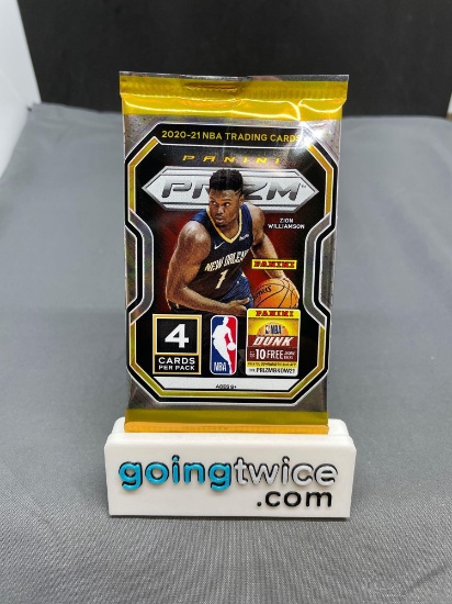 Factory Sealed 2020-21 PRIZM Basketball 4 Card Pack - ROY LaMelo Ball RC?