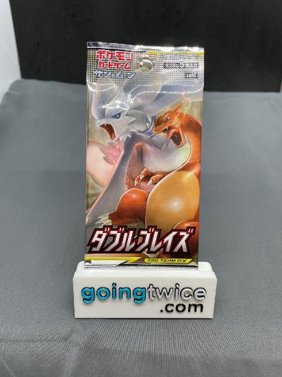 Factory Sealed POKEMON Japanese Sun & Moon Double Blaze 5 Card Booster Pack