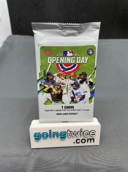 Factory Sealed 2021 Topps Opening Day Baseball Cards 7 Per Pack