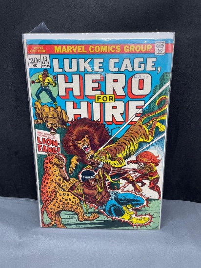 Vintage Marvel Comics LUKE CAGE HERO FOR HIRE #13 Bronze Age Comic Book from Estate