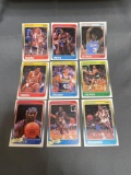 9 Card Lot of 1988-89 Fleer Basketball Cards Vintage from Huge Collection