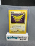 1999 Pokemon Fossil Unlimited #15 ZAPDOS Holofoil Rare Trading Card