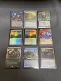 9 Card Lot of Magic the Gathering GOLD SYMBOL RARE CARDS From Collection