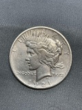 1921 United States Silver Peace Dollar Coin - 90% Silver Coin from Estate Collection