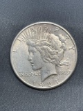 1924-S United States Silver Peace Dollar Coin - 90% Silver Coin from Estate Collection