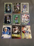 9 Card Lot of Football Rookie Cards - Mostly Newer Sets - HOT!