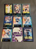 9 Card Lot of Football Rookie Cards - Mostly Newer Sets - HOT!