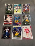 9 Card Lot of Football Rookie Cards - Mostly Newer Sets - HOT!