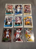 9 Card Lot of Football Rookie Cards - Mostly Newer Sets - HOT!