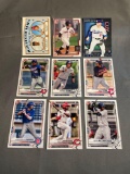 9 Card Lot of Baseball Rookie Cards - Future Stars & Hall of Famers