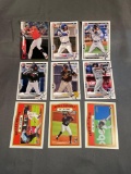 9 Card Lot of Baseball Rookie Cards - Future Stars & Hall of Famers