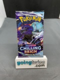 Factory Sealed Pokemon CHILLING REIGN 10 Card Booster Pack