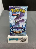 Factory Sealed Pokemon CHILLING REIGN 10 Card Booster Pack