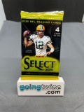 Factory Sealed 2020 SELECT Football 4 Card Pack - Zebra Justin Herbert RC?