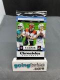 Factory Sealed 2020 CHRONICLES Football 5 Card Pack - Tua Black Prizm RC?