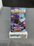 Factory Sealed Pokemon Sword & Shield CHILLING REIGN 10 Card Booster Pack