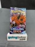 Factory Sealed Pokemon Sword & Shield CHILLING REIGN 10 Card Booster Pack