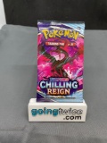 Factory Sealed Pokemon Sword & Shield CHILLING REIGN 10 Card Booster Pack