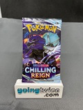 Factory Sealed Pokemon Sword & Shield CHILLING REIGN 10 Card Booster Pack