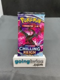 Factory Sealed Pokemon Sword & Shield CHILLING REIGN 10 Card Booster Pack