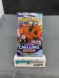 Factory Sealed Pokemon Sword & Shield CHILLING REIGN 10 Card Booster Pack