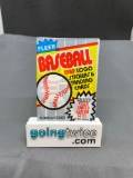 Factory Sealed 1989 Fleer Baseball Logo Stickers & Trading Cards 15/1 Per Pack