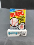 Factory Sealed 1989 Fleer Baseball Logo Stickers & Trading Cards 15/1 Per Pack