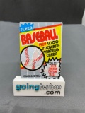 Factory Sealed 1989 Fleer Baseball Logo Stickers & Trading Cards 15/1 Per Pack