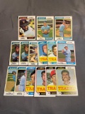 15 Count Lot Vintage 1974 Topps Baseball Cards from Estate