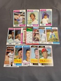 15 Count Lot Vintage 1974 Topps Baseball Cards from Estate