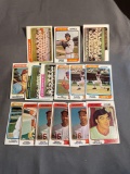 15 Count Lot Vintage 1974 Topps Baseball Cards from Estate