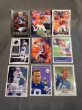 9 Card Lot Peyton Manning Colts/Broncos Football Cards