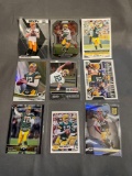 9 Card Lot Aaron Rodgers Green Bay Packers Football Cards