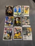 9 Card Lot Aaron Rodgers Green Bay Packers Football Cards