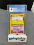 CGC Graded 1999 POKEMON Fossil Set 1ST EDITION SLOWPOKE - Mint 9