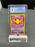 CGC Graded 1999 POKEMON Team Rocket 1ST EDITION DROWZEE - Mint 9