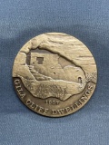 Gila Cliff Dwellings National Monument New Mexico Bronze Challenge Coin from Estate Collection