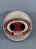 X Worcs 10 Year Anniversary Tour Challenge Souvenir Medal Coin from Estate Collection